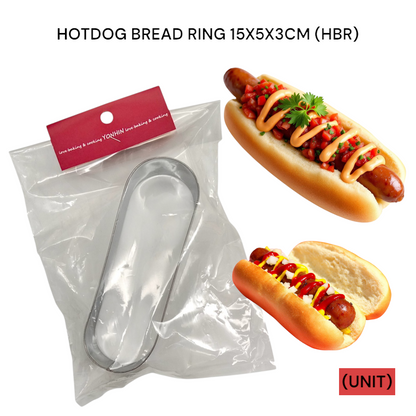 HOTDOG BREAD RING 15X5X3CM (HBR) PER UNIT