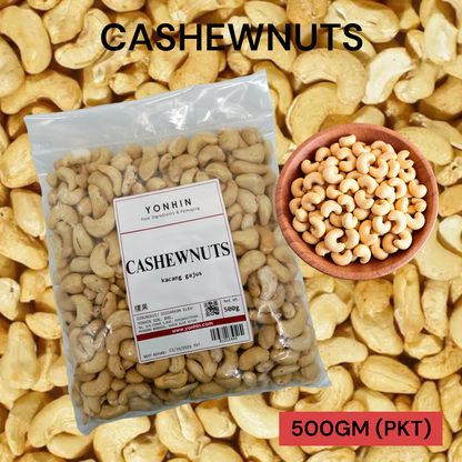 CASHEWNUTS 500GM PER PKT