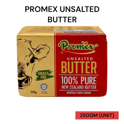 PROMEX UNSALTED BUTTER 250G PER UNIT