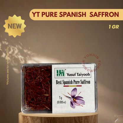 YT PURE SPANISH SAFFRON 1GM-UNIT
