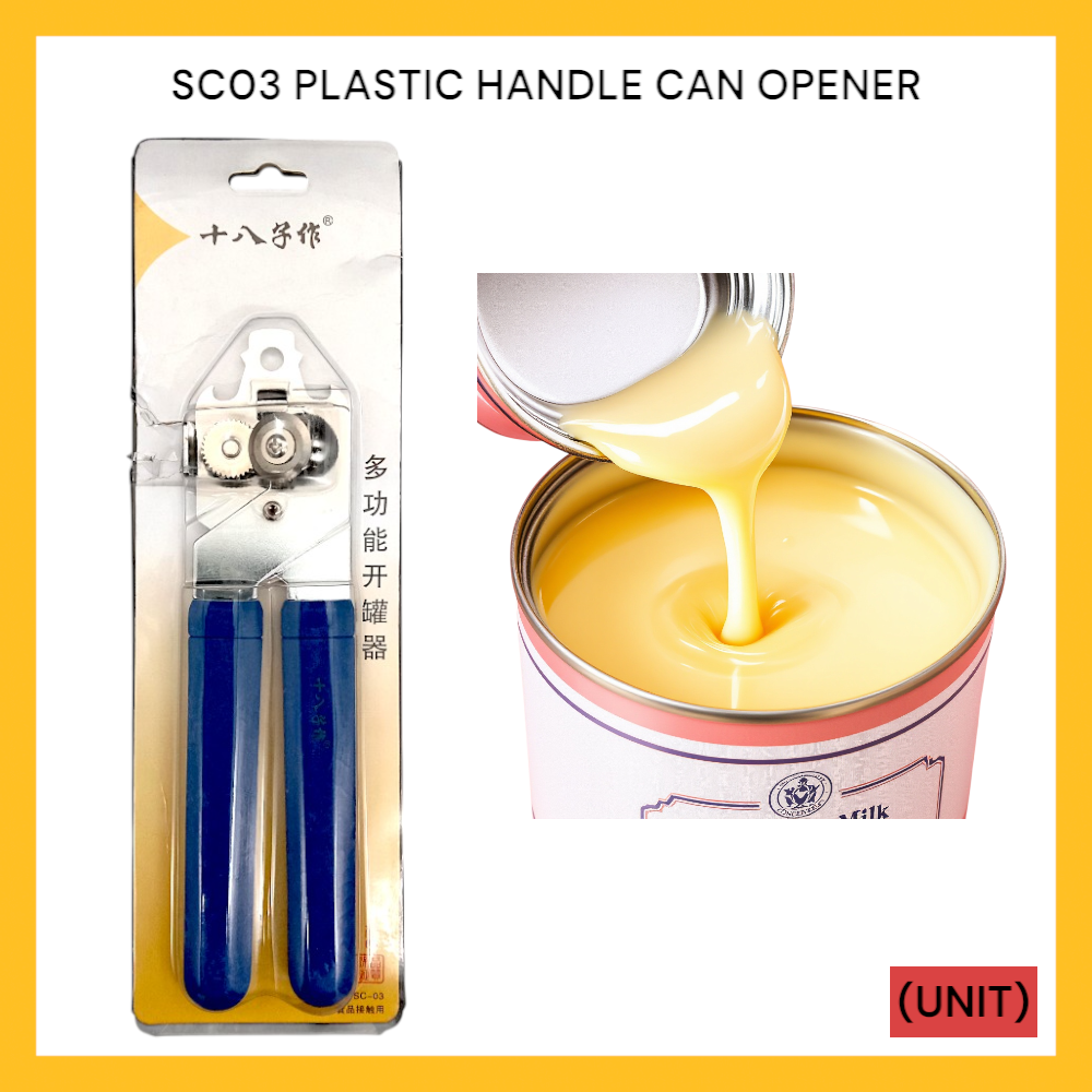 SC03 PLASTIC HANDLE CAN OPENER PER UNIT