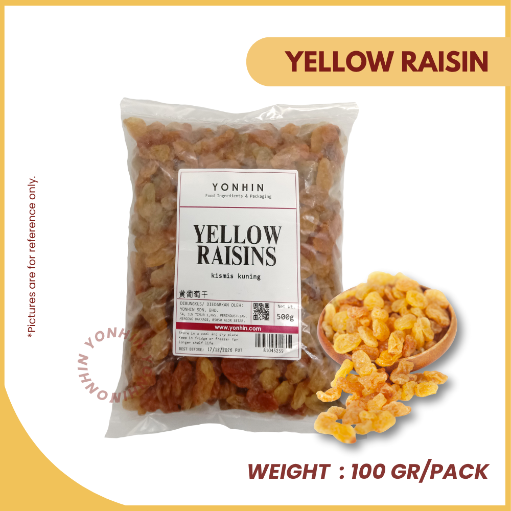 YELLOW RAISINS 500GM-UNIT