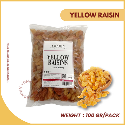 YELLOW RAISINS 500GM-UNIT