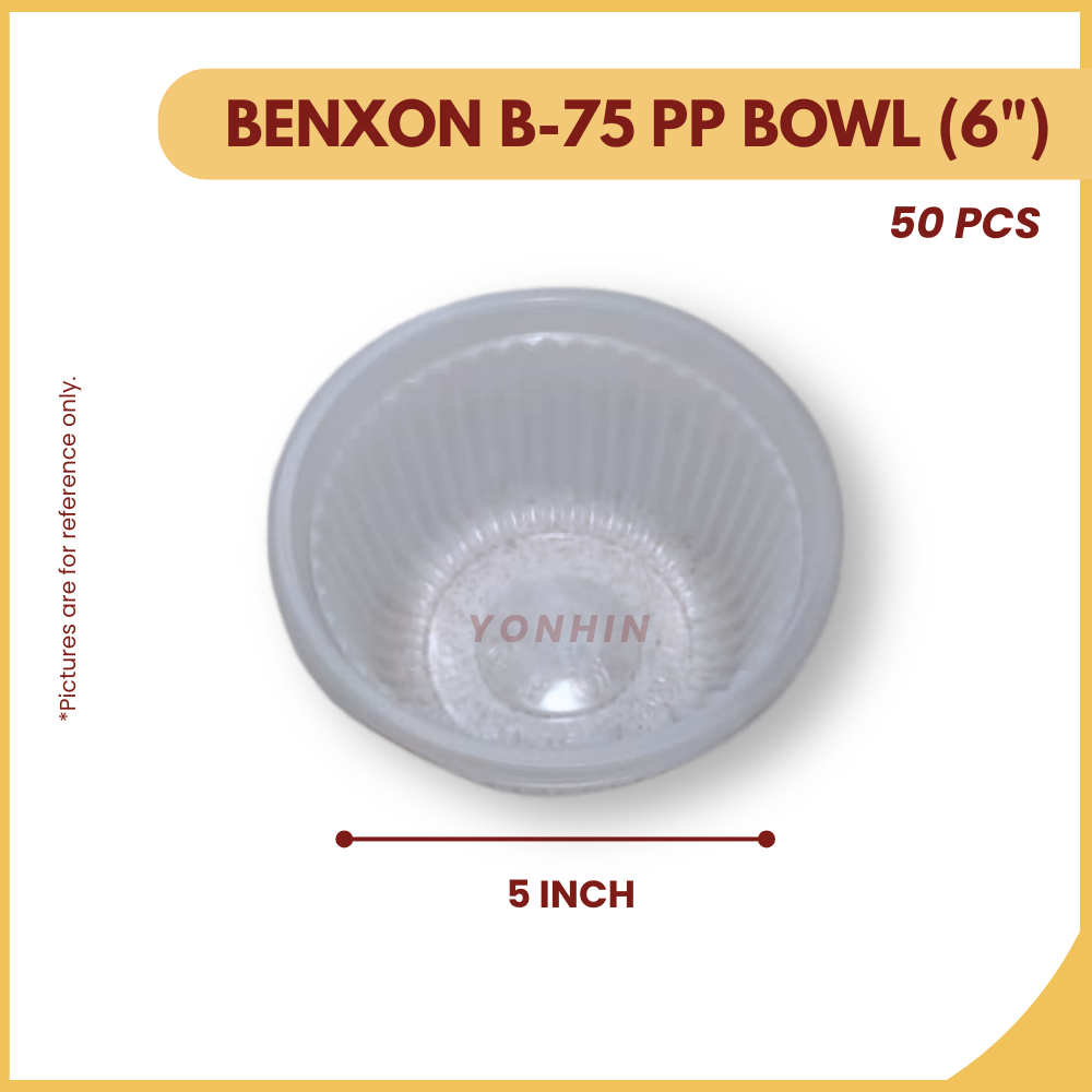 BENXON B-75 (6") PP BOWL 50'S-UNIT