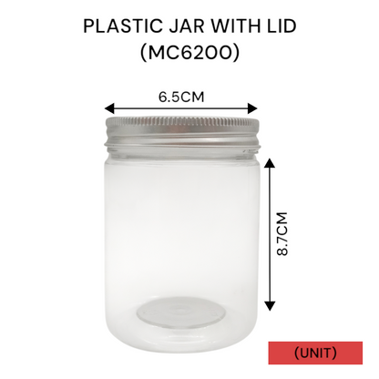 PLASTIC JAR  WITH LID (MC 6200) PER UNIT