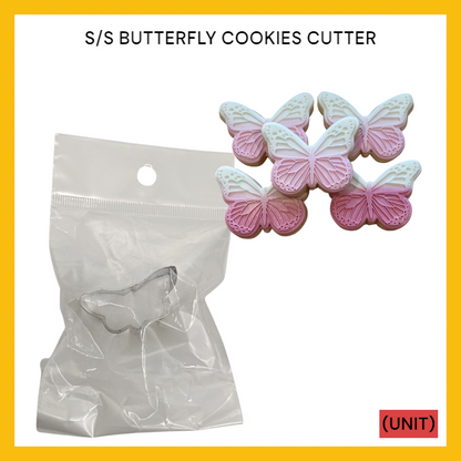 S/S BUTTERFLY COOKIES CUTTER PER UNIT