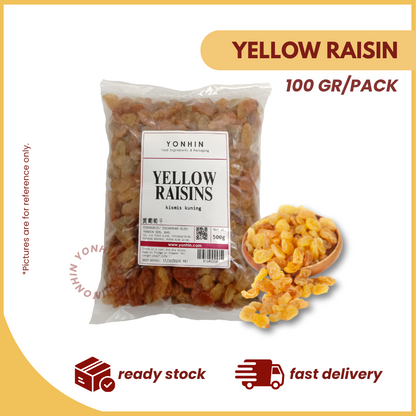 YELLOW RAISINS 500GM-UNIT