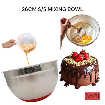 26CM S/S MIXING BOWL (SS-773) PER UNIT