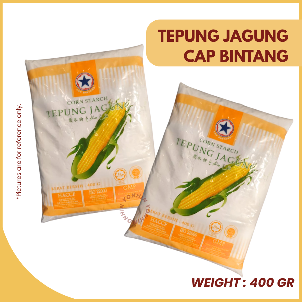 TEPUNG JAGUNG CAP BINTANG 400GM-UNIT