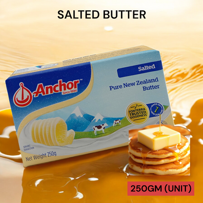ANCHOR SALTED BUTTER 250GM PER UNIT