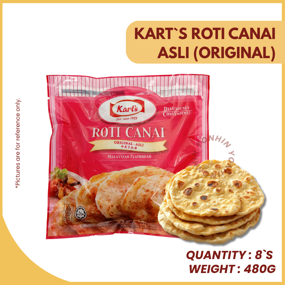 KART`S ROTI CANAI ASLI (ORIGINAL) 8`S 480G-UNIT