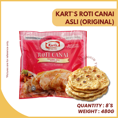 KART`S ROTI CANAI ASLI (ORIGINAL) 8`S 480G-UNIT