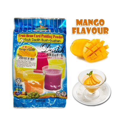 24 Packs x 360 gm per Carton Happy Grass Fruit Bean Curd Pudding Powder/ Happy Grass Serbuk Dadih